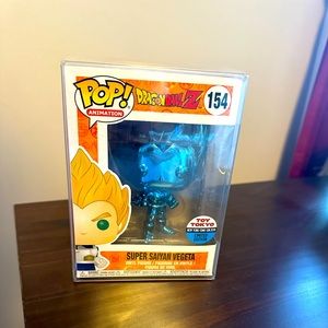 Funko Dragon Ball Z Super Saiyan Vegeta Chrome Blue Brand New 100% Authentic